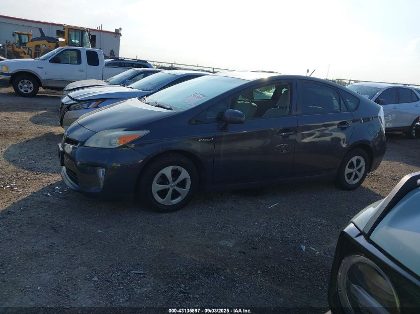 2012 Toyota Prius VIN: JTDKN3DU0C1529021 Lot: 43135897