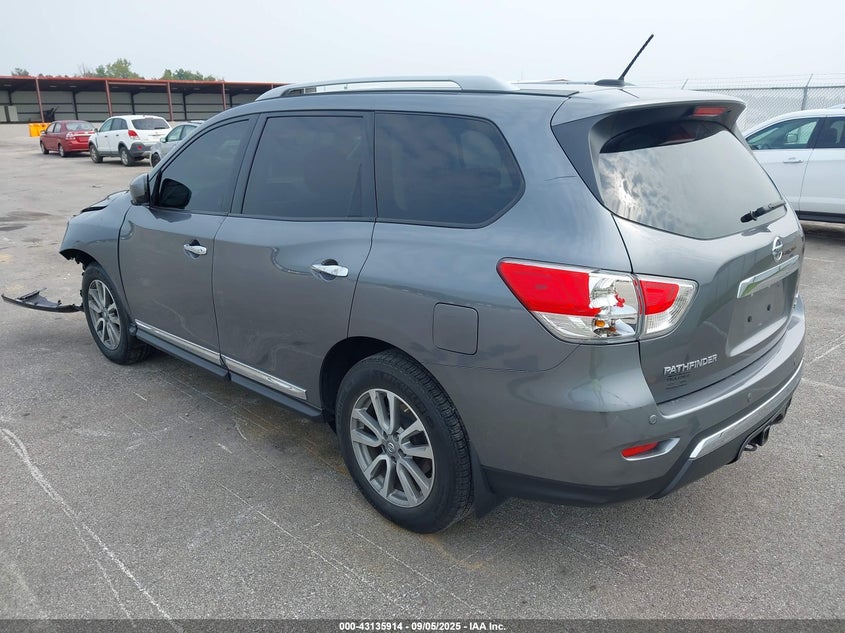 2016 Nissan Pathfinder Sl silver other gasoline 5N1AR2MMXGC658786 photo #4