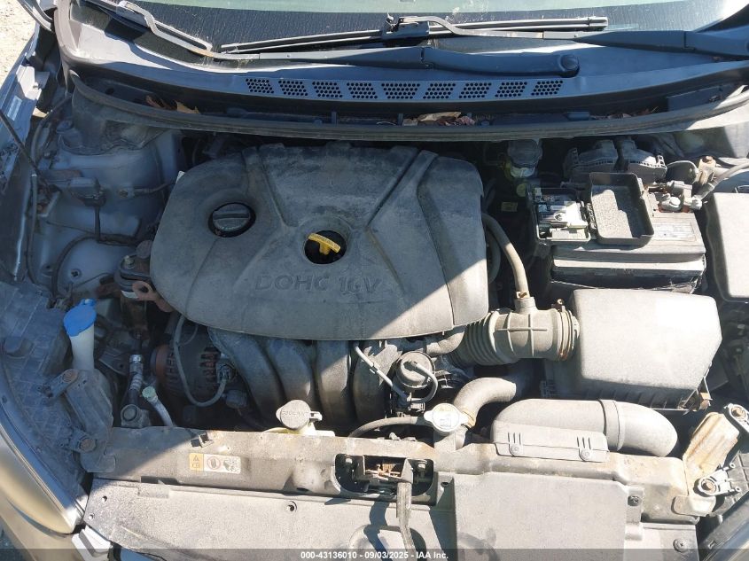 2012 Hyundai Elantra Gls (Ulsan Plant) VIN: KMHDH4AE2CU380379 Lot: 43136010