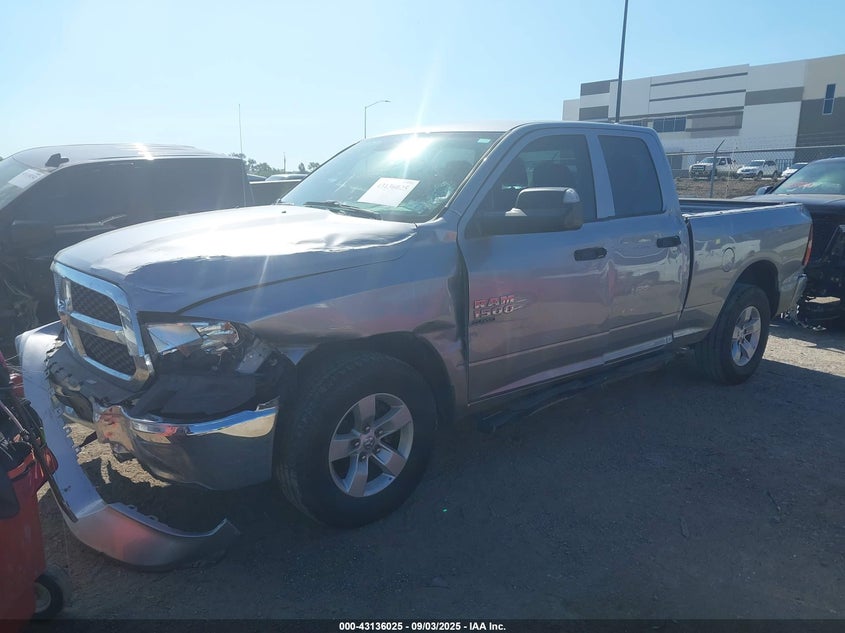 2021 Ram 1500 classic 3.6 TRADESMAN Silver Lot 111043136025 Vin 1C6RR6FG6MS559090