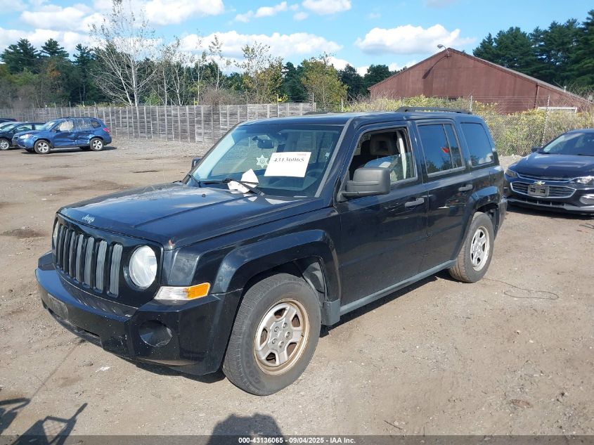 2009 Jeep Patriot Sport VIN: 1J4FF28B89D186896 Lot: 43136065