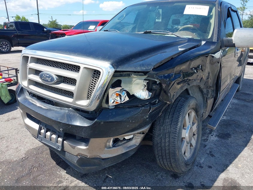 2005 Ford F-150 Lariat/Xlt VIN: 1FTPW12595KE90901 Lot: 43136075