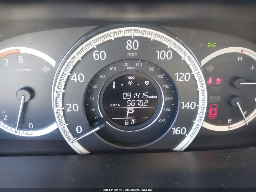 2015 Honda Accord Ex-L V-6 VIN: 1HGCR3F82FA028095 Lot: 43136132