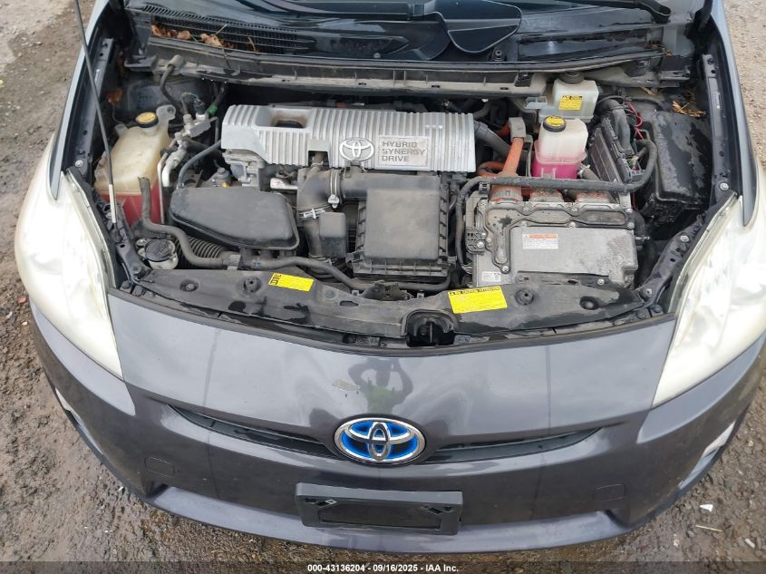 2011 Toyota Prius Four VIN: JTDKN3DU9B0263275 Lot: 43136204