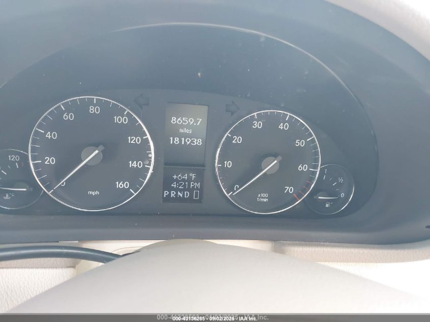 2007 Mercedes-Benz C 280 Luxury VIN: WDBRF54H87F882284 Lot: 43136265