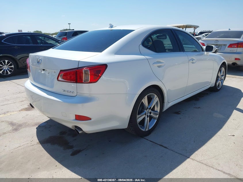 Vin: jthbf5c29b2100301, lot: 43630698, lexus is 250 20114
