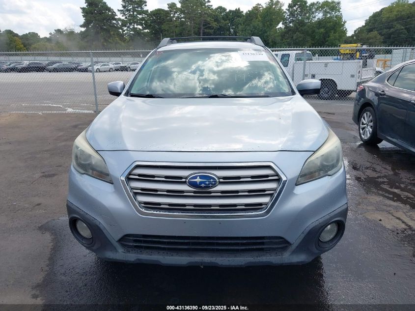 2016 Subaru Outback 2.5I Premium VIN: 4S4BSACCXG3274616 Lot: 43136390