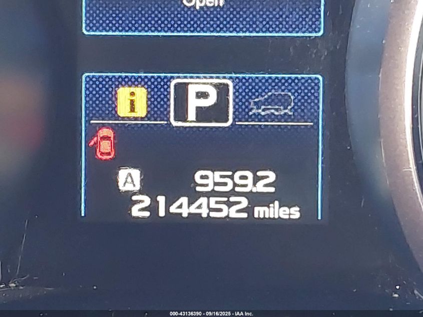 2016 Subaru Outback 2.5I Premium VIN: 4S4BSACCXG3274616 Lot: 43136390