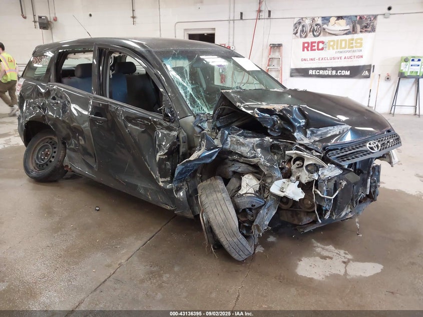 2006 Toyota Matrix black hatchback gasoline 2T1KR30E96C565129 photo #1