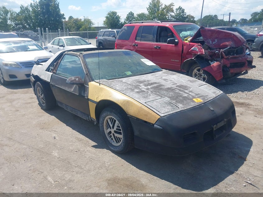 1G2PF3796GP243725 1986 Pontiac Fiero Se auction photo 1