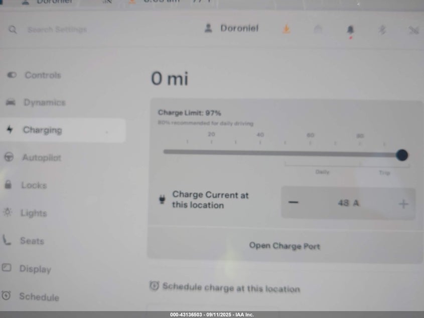 2022 Tesla Model Y Long Range Dual Motor All-Wheel Drive VIN: 7SAYGDEE4NF440177 Lot: 43136503