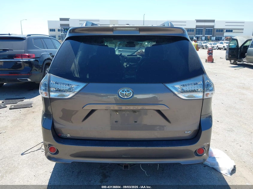 2012 Toyota Sienna Se 8 Passenger VIN: 5TDXK3DC5CS232979 Lot: 43136504