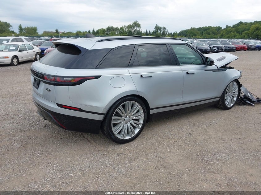 Vin: salyt2ex3ma310731, lot: 43630865, land rover range rover velar p250 r-dynamic s 20214