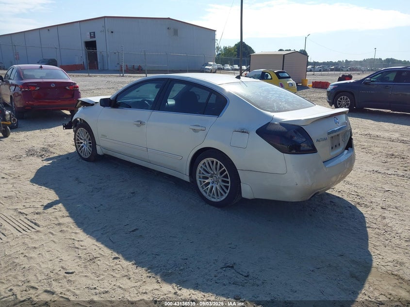 2009 Nissan Altima Hybrid white sedan hybrid 1N4CL21E59C181687 photo #4