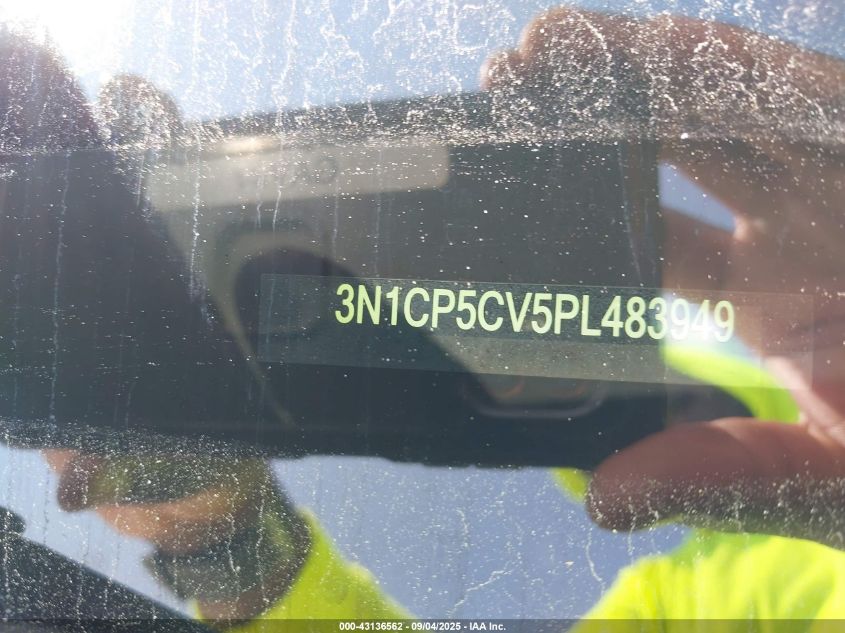 2023 Nissan Kicks Sv Xtronic Cvt VIN: 3N1CP5CV5PL483949 Lot: 43136562