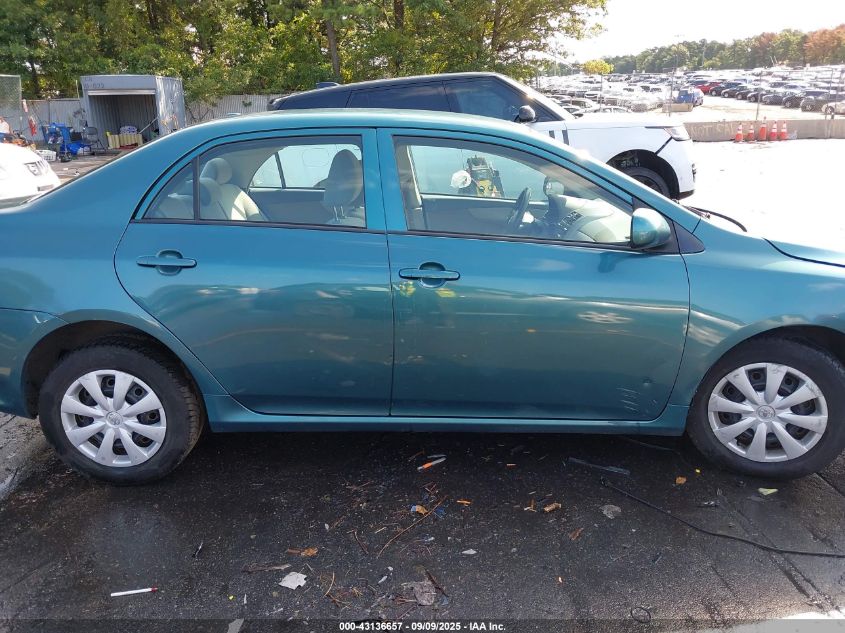 2009 Toyota Corolla Le VIN: 2T1BU40EX9C072830 Lot: 43136657