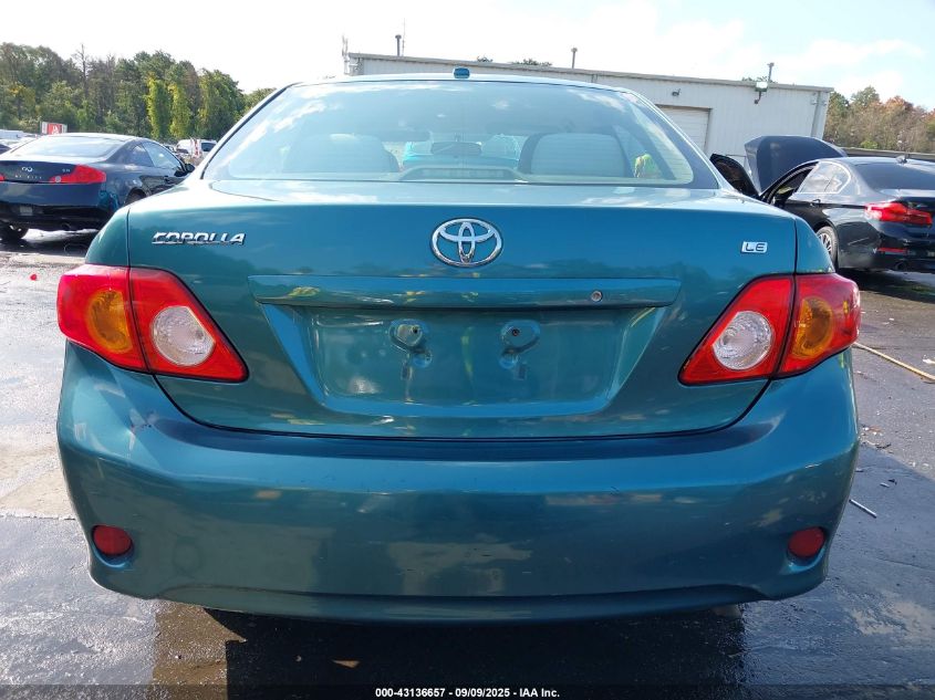 2009 Toyota Corolla Le VIN: 2T1BU40EX9C072830 Lot: 43136657