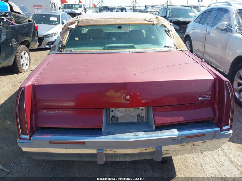 1996 Cadillac Fleetwood Brougham VIN: 1G6DW52P8TR708622 Lot: 43136654