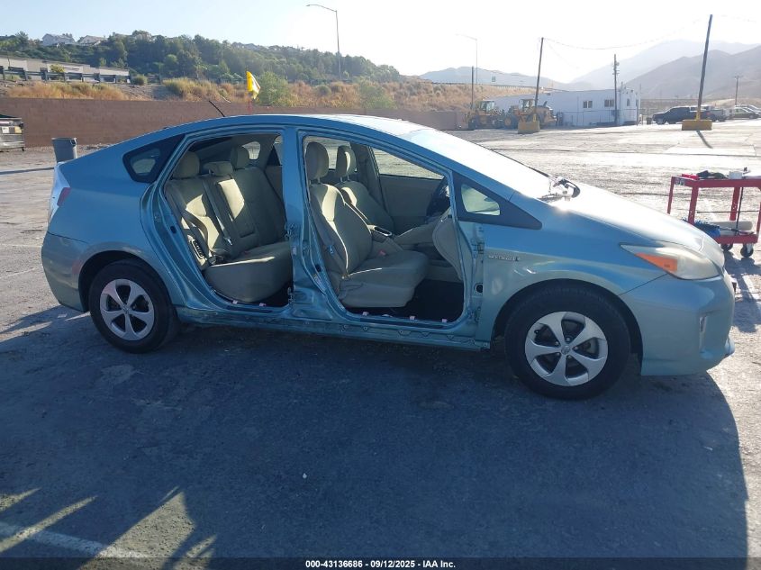 2012 Toyota Prius Two VIN: JTDKN3DUXC5397166 Lot: 43136686