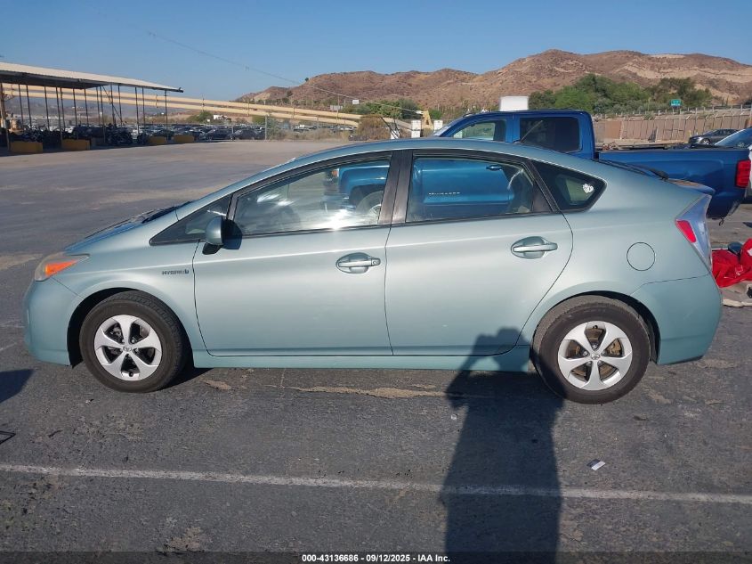 2012 Toyota Prius Two VIN: JTDKN3DUXC5397166 Lot: 43136686