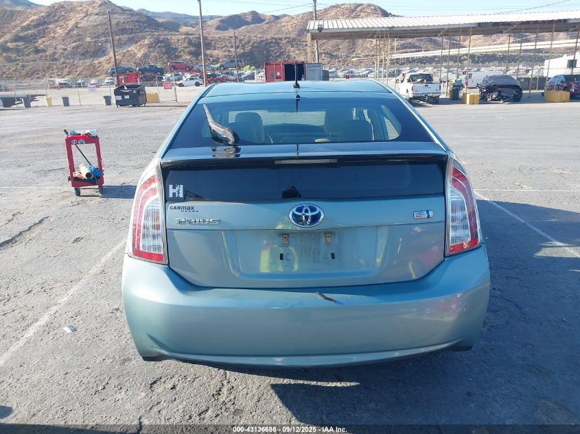 2012 Toyota Prius Two VIN: JTDKN3DUXC5397166 Lot: 43136686