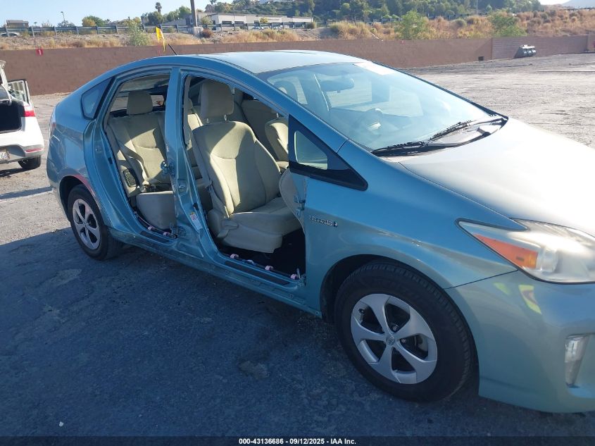 2012 Toyota Prius Two VIN: JTDKN3DUXC5397166 Lot: 43136686