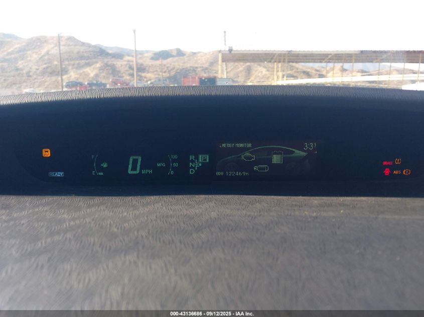 2012 Toyota Prius Two VIN: JTDKN3DUXC5397166 Lot: 43136686