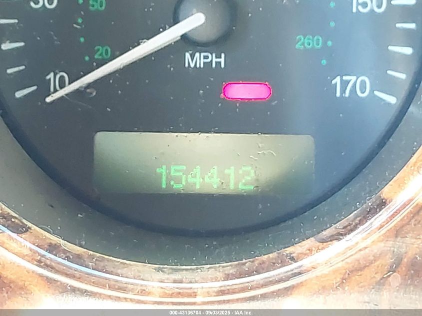 1998 Jaguar Xj8 VIN: SAJHX124XWC812886 Lot: 43136704