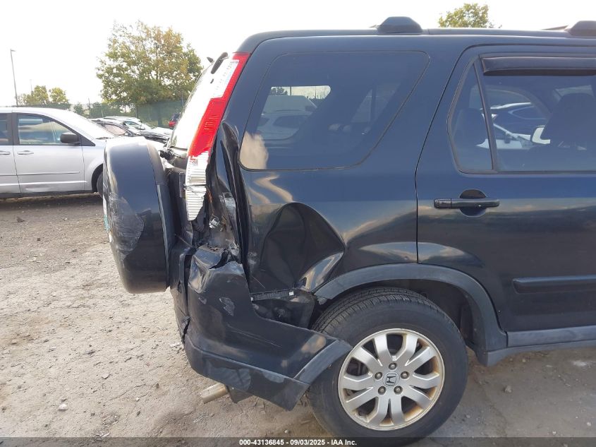 2006 Honda Cr-V Se VIN: SHSRD78906U403163 Lot: 43136845