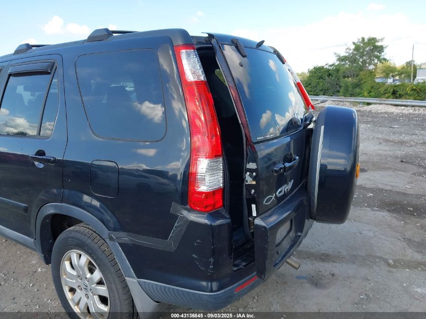 2006 Honda Cr-V Se VIN: SHSRD78906U403163 Lot: 43136845