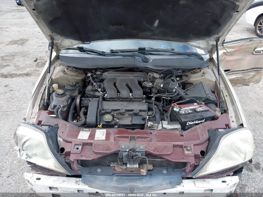 2000 Mercury Sable Ls Premium VIN: 1MEFM59S8YA609082 Lot: 43136901