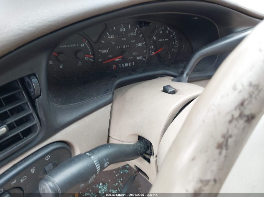 2000 Mercury Sable Ls Premium VIN: 1MEFM59S8YA609082 Lot: 43136901