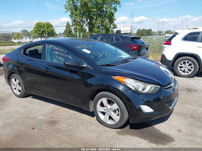 KMHDH4AE6DU668021 2013 Hyundai Elantra Gls auction photo 1