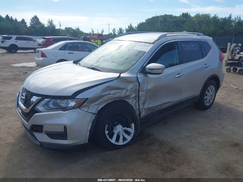 2017 Nissan Rogue S VIN: 5N1AT2MV4HC811786 Lot: 43136957