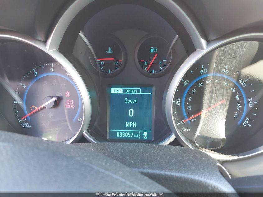 2015 Chevrolet Cruze L Manual VIN: 1G1P15SG1F7247135 Lot: 43137003