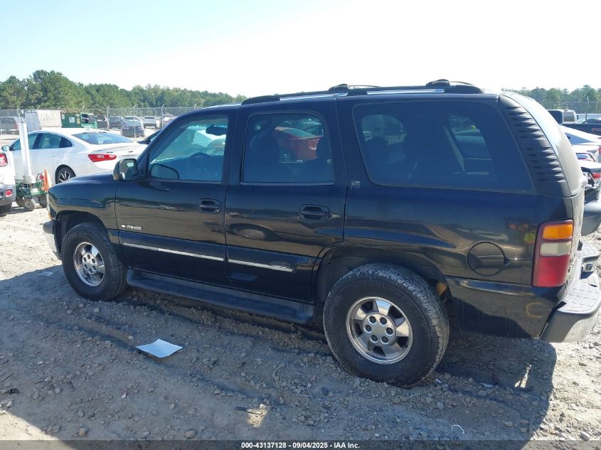 2001 Chevrolet Tahoe Lt VIN: 1GNEC13T81R111912 Lot: 43137128