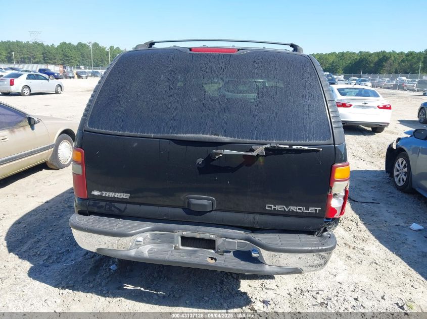2001 Chevrolet Tahoe Lt VIN: 1GNEC13T81R111912 Lot: 43137128