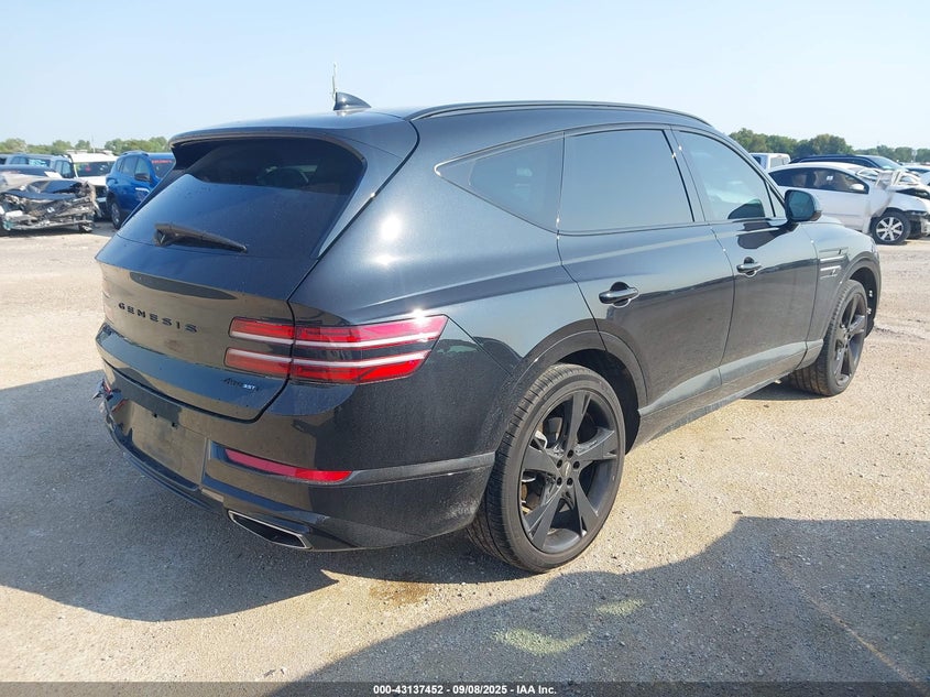 Vin: kmuhcesc8mu054186, lot: 43631792, genesis gv80 3.5t awd 20214