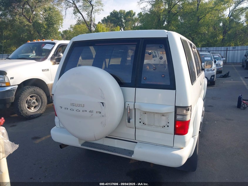2000 Isuzu Trooper Limited/Ls/S VIN: JACDJ58X0Y7J15910 Lot: 43137606