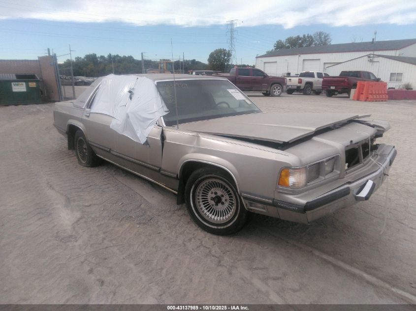 1990 Mercury Grand Marquis Ls silver sedan gasoline 2MECM75F9LX664101 photo #1