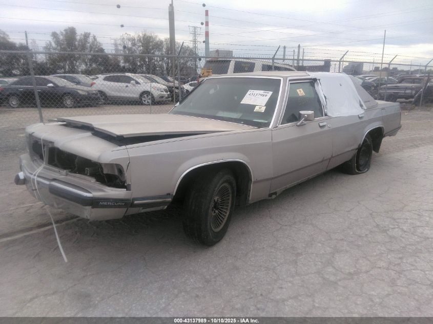 1990 Mercury Grand Marquis Ls silver sedan gasoline 2MECM75F9LX664101 photo #3