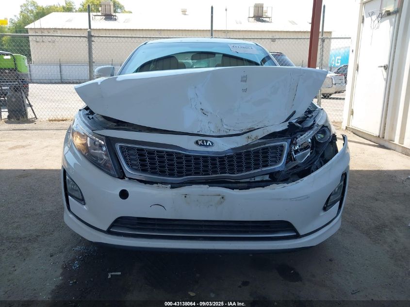 2015 Kia Optima Hybrid VIN: KNAGM4AD9F5078877 Lot: 43138064
