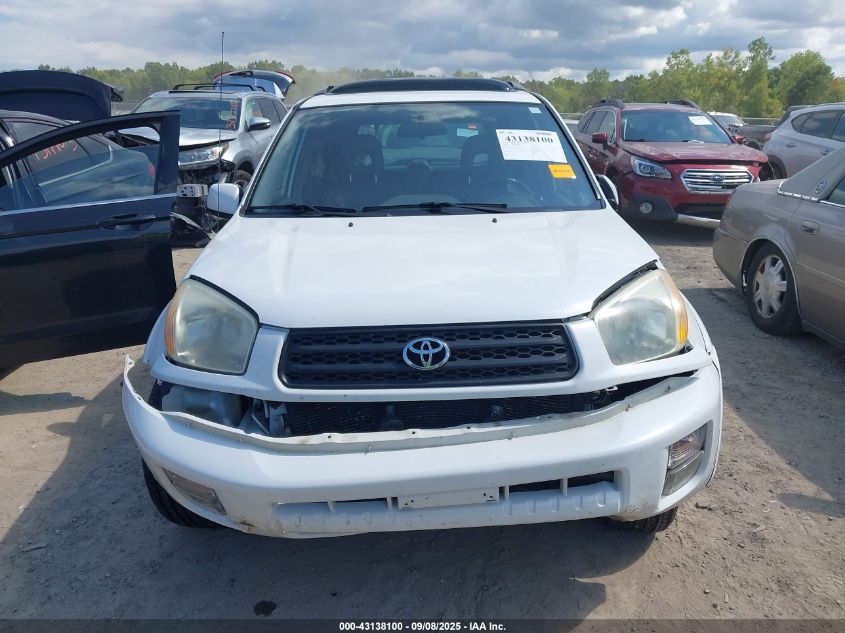 2003 Toyota Rav4 VIN: JTEHH20V430191134 Lot: 43138100
