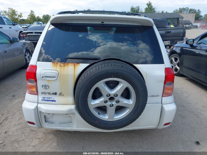 2003 Toyota Rav4 VIN: JTEHH20V430191134 Lot: 43138100