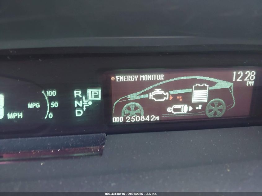 2010 Toyota Prius Iv VIN: JTDKN3DUXA0129955 Lot: 43138116