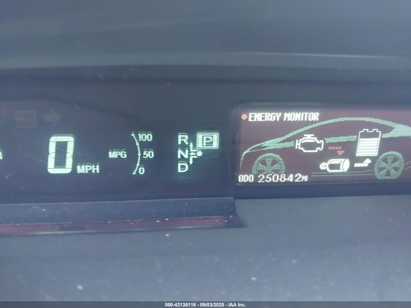 2010 Toyota Prius Iv VIN: JTDKN3DUXA0129955 Lot: 43138116