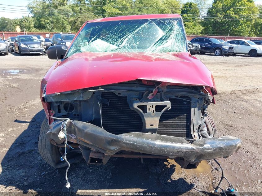 2002 GMC Sonoma Sls VIN: 1GTCS14W628216872 Lot: 43138122