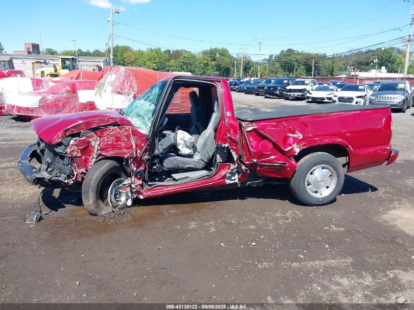 2002 GMC Sonoma Sls VIN: 1GTCS14W628216872 Lot: 43138122