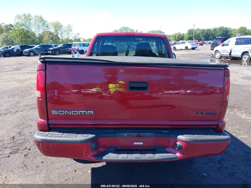 2002 GMC Sonoma Sls VIN: 1GTCS14W628216872 Lot: 43138122