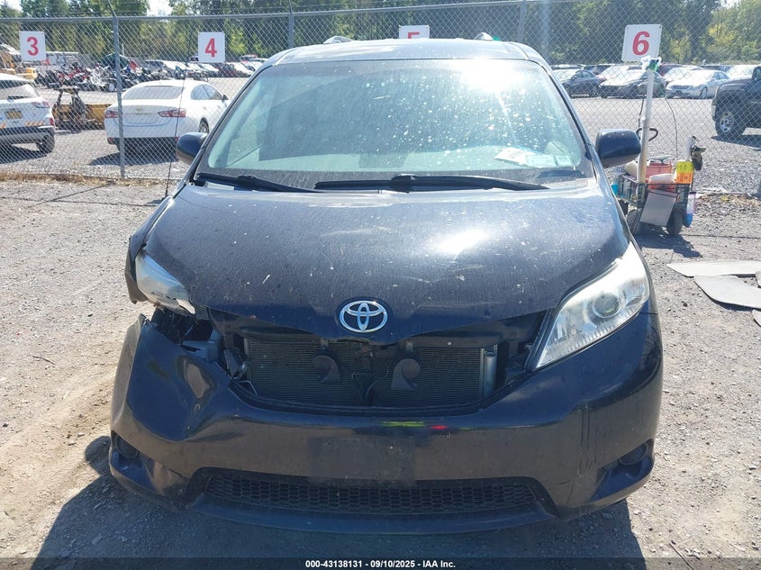 2014 Toyota Sienna Le 7 Passenger VIN: 5TDJK3DC0ES091392 Lot: 43138131